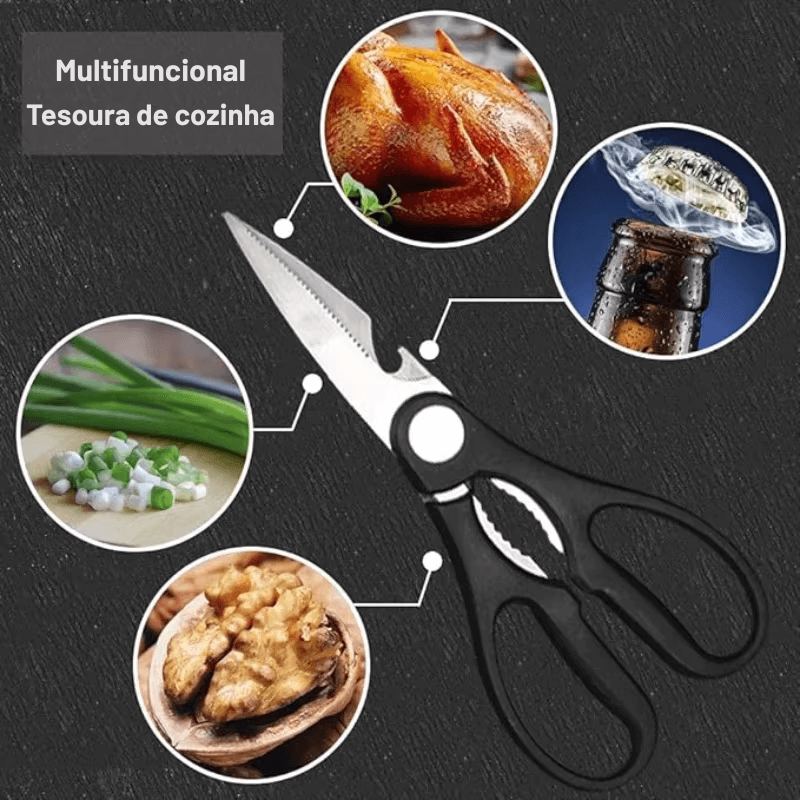 Conjunto de 6 peças de facas de onda preta BladeMaster
