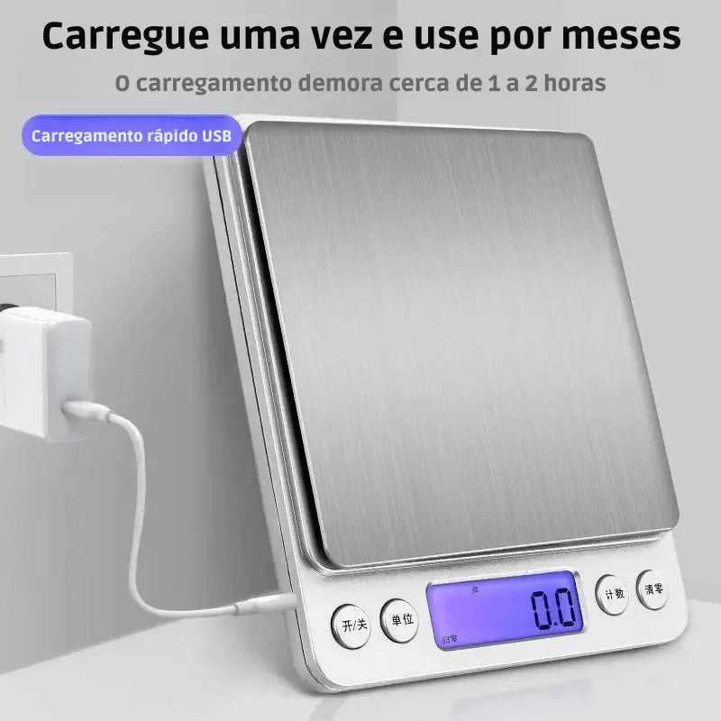 Mixchef pro balança digital cozinha