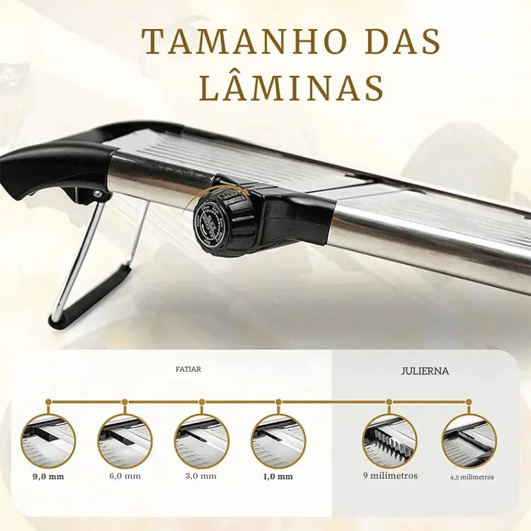 Mandoline em aço inoxidável ProSlice