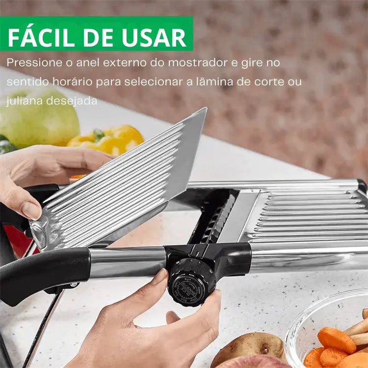 Mandoline em aço inoxidável ProSlice