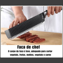 Conjunto de 6 peças de facas de onda preta BladeMaster