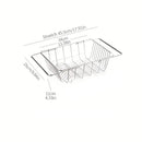 Escorredor de Pratos Expansível Ajustável FlexiDrain