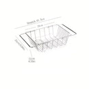 Escorredor de Pratos Expansível Ajustável FlexiDrain