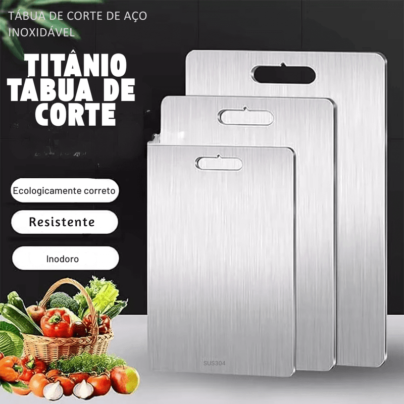 DuoCut Titanium – Precisão e Durabilidade para Sua Cozinha