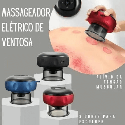 Aparelho de Massagem Relaxante - cupping therapy - LOJA-EMPORIO