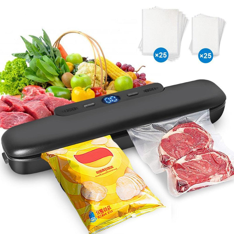Seladora a vácuo para alimentos com sacos embalados de 50 peças- 220V - LOJA-EMPORIO